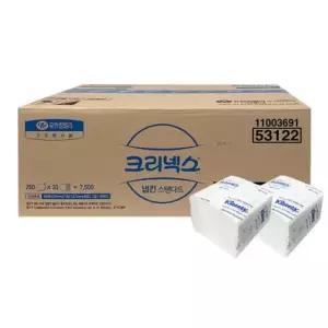 냅킨 스탠다드 180매 40밴드 7200장 유한킴벌리 크리넥스 화장실 업소용 핸드타올 미용
