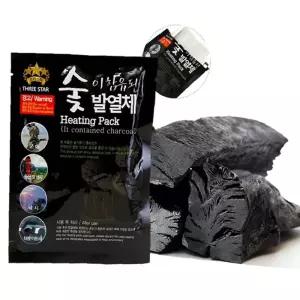 요리 음식 80g 발열팩 야영 발열체 핫팩 취사 숯 조리 10개