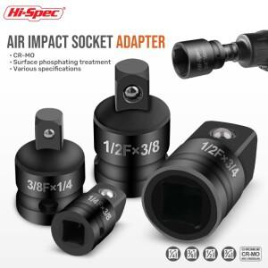Hi-Spec 임팩트 드라이브 소켓 컨버터 어댑터, 1/2 에서 3/8 크기 변환, 수리 작업에 이상적