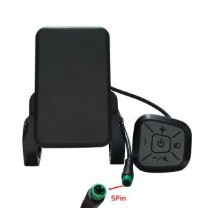 전기 자전거 컬러 디스플레이 화면 미터 YL81F 36V 48V 52V 5pin 속도 컨트롤러 패널 Engwe Ebike MTB 액