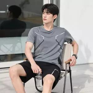 남성 쿨링 반팔 반바지 상하의 여름 의류 데일리룩