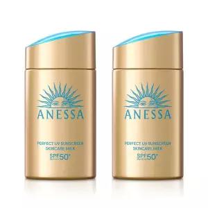 [아넷사] 퍼펙트 UV 선스크린 스킨케어 밀크 NA 60ml(SPF50+,PA++++) 2개 세트