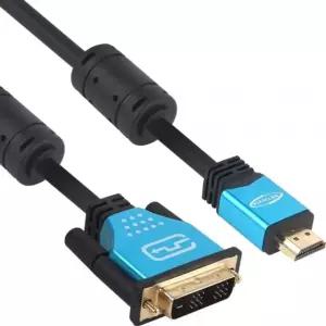 넷메이트 NM-HD01BZ HDMI to DVI Blue Metal 케이블1m