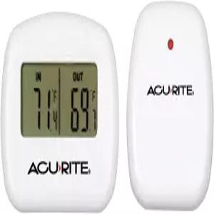 AcuRite 00782A2 무선 실내/외 온도계 온도 흰색 0.4