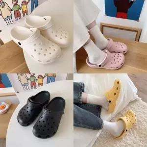 실내화 EVA 신발 심플 학생 구멍 슬리퍼 물놀이 실외화