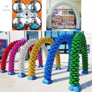 다채몰 은박풍선 아치 가랜드 SET 실버 아치형풍선