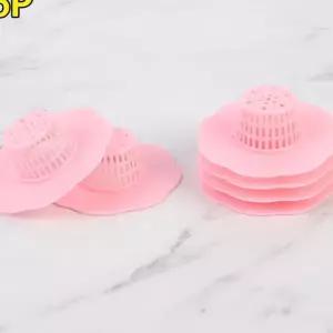 ( )욕조거름망 6P 세면대 배수구망 교체 필터 욕실 스티커 하수구 이물질거름망 머리카락