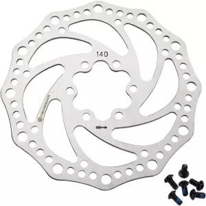 도로 자전거 산악 BMX MTB에 적합한 6개의 볼트가 장착된 티소르 140mm 브레이크 로터
