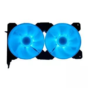 PCI슬롯 쿨러 조립PC VGA카드 120MM 듀얼 냉각팬 튜닝