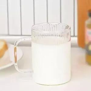 우유백 마카 커피잔 강화 2P 내열유리컵 예쁜 홈카페 머그잔 300ml