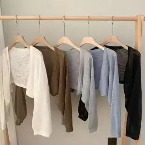 팔뚝커버 크롭 시스루 볼레로 DK-0156 DK-0156