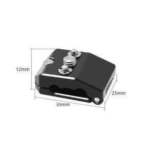 SLR 카메라 케이블 클램프 1/4인치 Arri  휴대용 케이지 리그 L 플레이트 4mm-8mm 고정 클립 마운팅 브래킷