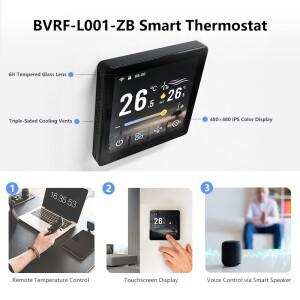 ZigBee VRF 중앙 에어컨 온도 조절기 디지털 컨트롤러 Tuya 스마트 라이프 원격 제어 홈 오토메이션