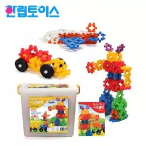 해피 미니 사각블럭 378pcs 소근육장난감