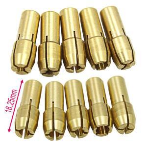 전기 연삭 액세서리세트 드릴 황동 연마기  로터리 공구용 3 갈래 콜릿 척 0.5-3.2mm 10개