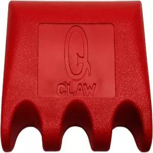 Q-Claw QCLAW 휴대용 풀/빌리어드 큐 스틱 홀더/랙 - 3곳 빨간색