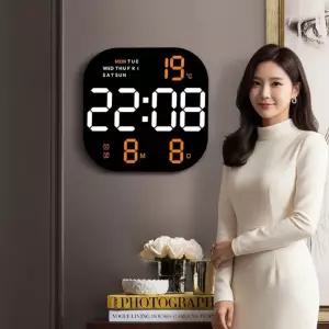 6633 LED 디지털 벽시계 시계