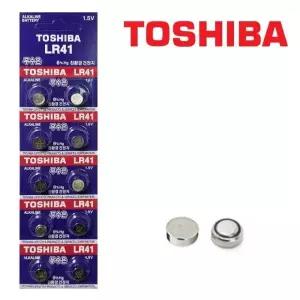 1.5V건전지10개 특수건전지 TOSHIBA 배터리 무수은 알카라인 도시바 LR41