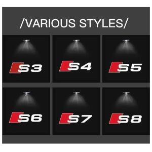 자동차 문 환영 빛 Led HD 프로젝터 램프 아우디 호환 A3 A4 B8 8P 8V A6 C7 A5 Q5 B7 B6 B9 SL QUTTRO RS