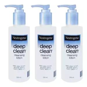뉴트로지나 딥클린 클렌징 로션 200ml X 3개