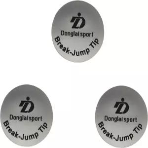 DDonglai 3pcs 포장 14mm 당구 브레이크 큐 팁/점프 내구성 있는 폴리머 소재 플레이어용 전문 액세서리
