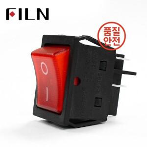 KCD4 로커 스위치 전원 ON-OFF 2 4 핀 조명 30A 250VAC/ 포함