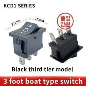 KCD1 6A 250VAC /10A On/Off/On 직사각형 로커 스위치 3 자동차 대시보드 보트 SPDT 핀