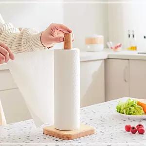 우드 키친타올 홀더 원목 거치대 DD-11674
