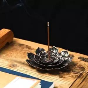 IOWFI2BM9 초 스틱 홀더 인센스 받침대 꽂이 향 연꽃