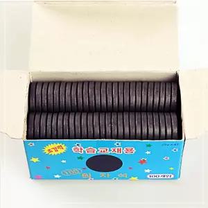 IKWD0E3A2 150원 교재용 원자석 25mm/100개입 사각자석 모양자석 대용량자석 오피스자석 고리자석 원형자석
