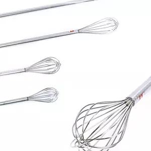 IKWAC67BB 업소용 스텐 152.5x9cm 19호 롱 베이킹 칼국수 빵 떡 대형 기 거품기 핸드 밀가루 반죽