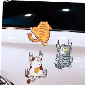고양이 차량용 스티커 DIY 자동차장식 스크래치가림