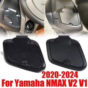 오토바이 사이드 포켓 커버 뚜껑 ABS 내마모성 야마하 NMAX125 NMAX155 NMAX V1 V2 2020 - 2024 액세서리