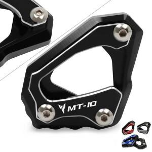 오토바이 MT10 킥 스탠드 풋 사이드 스탠드 Yamaha MT-10 MT 10 FZ-10 FZ10 R1 M R1M 2015-2023 용 확장 플