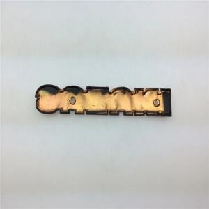 STARPAD 오토바이 스즈키 GN250 탱크용 알루미늄 금속판 텍스처 GN125 스티커 노란색 장식 수정 부품 2 개