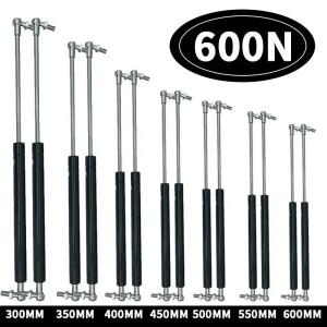 2PCS 유니버설 600N 300/350/400/450/500/550/600mm 스트럿 바 가스 스프링 지원 자동차 캐러밴 도어 Windo