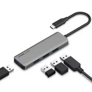 UC304 ipTIME USB-C USB3.0 4포트 허브 갤럭시북 LG그램 노트북용