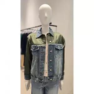 일부수량 베네통 우주 와펜 퀼팅 데님점퍼 BAJP93461 2791106