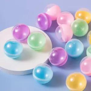 반투명 빈 원형 추첨 볼 뽑기 캡슐 통 45mm [AVY562]