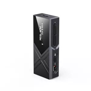 Fiio KA17 휴대용 USB DAC 오디오 하이파이 디코더 듀얼 ES9069Q PCM768 DSD512 3.5/4.4mm 안드로이드 iOS