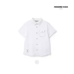 [레노마 키즈]남아 다이마루 화이트 셔츠 (R2421B302_35)