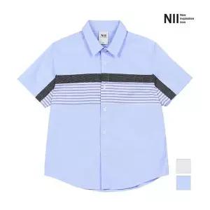 [NII] 아동 반팔 컬러블럭형 셔츠_2NNKNSUM2401