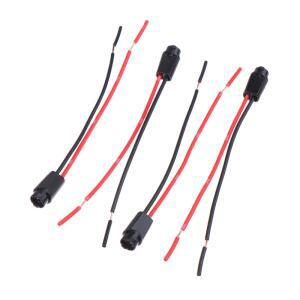 T5 LED 전구 거치대 소켓 플러그 확장 케이블 하네스 1.2W W3W 너비 계기용 조명 5개