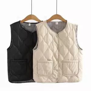 프리미엄 여성 초경량 조끼 캐주얼 데일리 방한코트패딩 점퍼 겨울 초패딩 보온