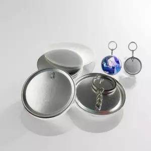 58MM 메탈 핀버튼 원형 DIY 재료제작 100개입 만들기 핀 버튼 프레스 재료 뱃지