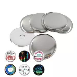 원형뱃지 58MM 자석형 핀버튼 메탈 100개입 프레스 DIY 버튼 자석 뱃지 핀 제작