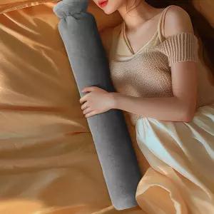 대용량 장기간 따뜻함 유지 벨벳 커버 롱 찜질팩 1L물주머니 온수핫 물주머니 휴대용보온 핫팩 휴대옹 용미