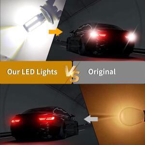 고휘도 1200LM 5730 33SMD LED 2x 1156 BA15S P21W 전구 12V 자동차 조명용