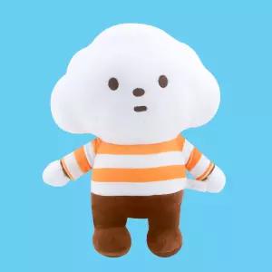 플러피 하우스 인형 Mr.White Cloud중형봉제 소꿉 놀이 역할 캐릭터 귀여운 깜찍한