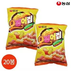 [셀러허브]농심 오징어집 버터구이맛 78g x 20봉 (S10512852)